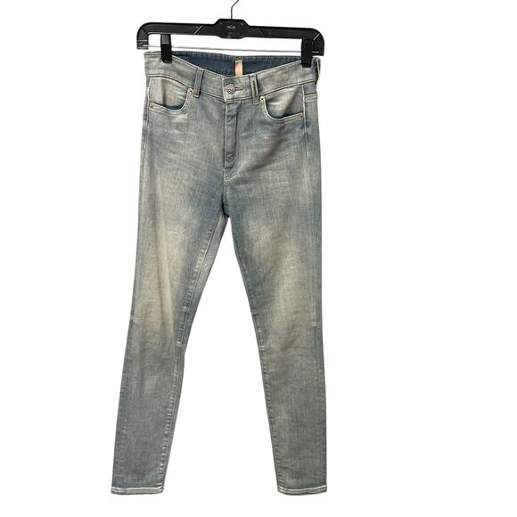 Marc Cain Denim - Marc Cain Light Wash Denim High Waist Skinny Jean Womens 1 / US 4